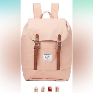 Herschel blush pink backpack kids Herschel Supply Co. Retreat Mini Café Crème